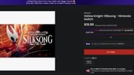 The official GameStop page for the Nintendo Switch version of Hollow Knight Silksong (Image via 2K)